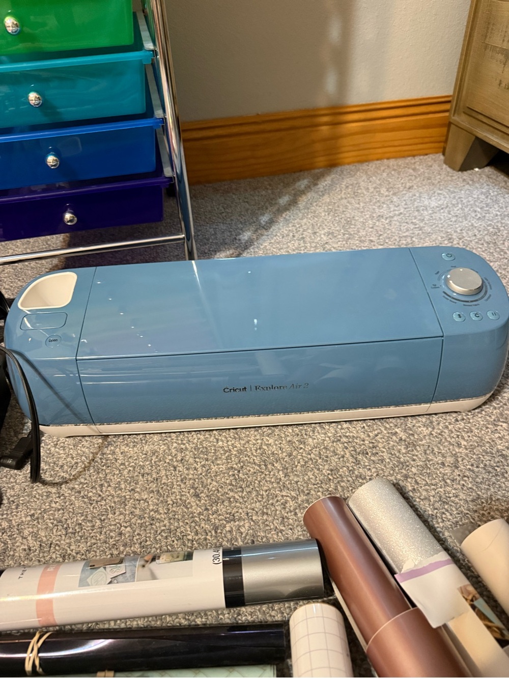 Cricut Explore Air 2 in light blue
